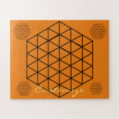 Geometrische 3-D Cube Thunder_Cove Legpuzzel (Horizontaal)