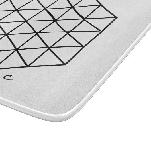 Geometrische 3-D Cube Thunder_Cove Snijplank (Hoek)