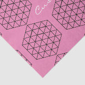 Geometrische 3-D Cube Thunder_Cove Tissuepapier (Detail)