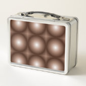 Geometrische 3D Cirkel Donkerbruin Mocha Mousse Wi (Achterkant)