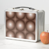 Geometrische 3D Cirkel Donkerbruin Mocha Mousse Wi (In situ)