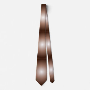 Geometrische 3D Cirkel Donkerbruin Mocha Mousse Wi Stropdas