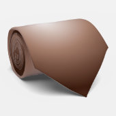 Geometrische 3D Cirkel Donkerbruin Mocha Mousse Wi Stropdas (Opgerold)