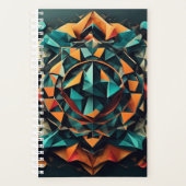Geometrische 3D Mandala Planner (Voorkant)