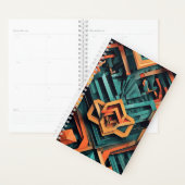 Geometrische 3D-papierplanner Planner (Display)
