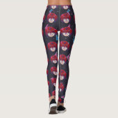 Geometrische 90s retro anime   leggings (Achterkant)