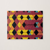 Geometrische Abstract Legpuzzel (Horizontaal)
