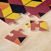 Geometrische Abstract Legpuzzel (Zijkant)
