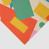 Geometrische Abstract modern patroon van 80 jaar, Tissuepapier (Detail)