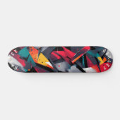 Geometrische Abstract Skateboard - Krachtige Moder (Horizontaal)