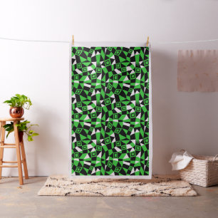 Geometrische Abstracte 050919 - Lentegroen Stof