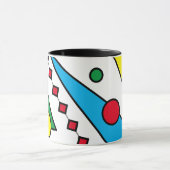 [Geometrische Abstracte #1] Koffie voor oude prima Mok (Midden)