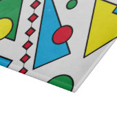 [Geometrische Abstracte #1] Vet primair kleurengla Snijplank (Hoek)