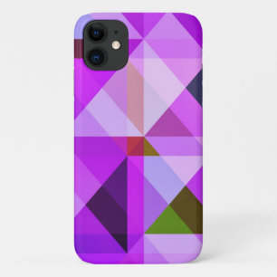 Geometrische Abstracte Art Lavendel Paarse Case-Mate iPhone Case