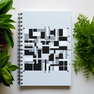 Geometrische Abstracte blokken Notitieboek