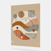 Geometrische Abstracte Boho Art Print Acryl Bord (Hoek)