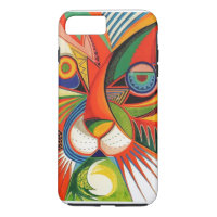Geometrische Abstracte dieren Art iPhone 7 hoesje 