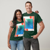 GEOMETRISCHE ABSTRACTE DIGITALE KUNST T-SHIRT (Unisex)