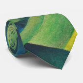 Geometrische Abstracte dorpsvrouw en hoofddoek Stropdas (Opgerold)