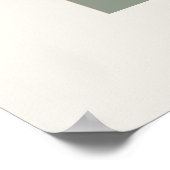 Geometrische Abstracte elegant gemuteerde gemiddel Poster (Hoek)