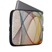 Geometrische Abstracte elektronicatas Laptop Sleeve (Voorkant Rechts)