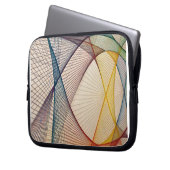 Geometrische Abstracte elektronicatas Laptop Sleeve (Voorkant Links)