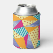 Geometrische, abstracte elementen: decoratief naad blikjeskoeler (Blikje Voorkant)