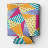 Geometrische, abstracte elementen: decoratief naad blikjeskoeler (Voorkant)