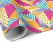 Geometrische, abstracte elementen: decoratief naad cadeaupapier (Rol Hoek)