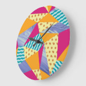 Geometrische, abstracte elementen: decoratief naad grote klok (Hoek)