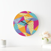 Geometrische, abstracte elementen: decoratief naad grote klok (Huis)