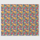 Geometrische, abstracte elementen,  patroon. cadeaupapier (Vlak)