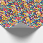 Geometrische, abstracte elementen,  patroon. cadeaupapier (Hoek)