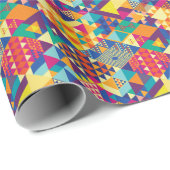 Geometrische, abstracte elementen,  patroon. cadeaupapier (Rol Hoek)