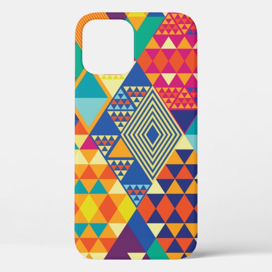 Geometrische, abstracte elementen,  patroon. Case-Mate iPhone case (Achterkant)