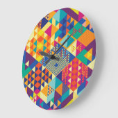 Geometrische, abstracte elementen,  patroon. grote klok (Hoek)