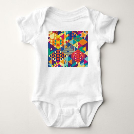 Geometrische, abstracte elementen, patroon. romper (Voorkant)