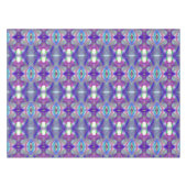 Geometrische abstracte fractale golven tafelkleed (Voorkant (Horizontaal))