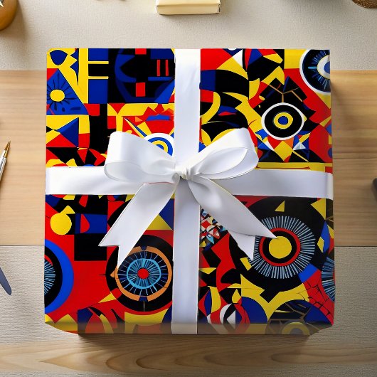 Geometrische Abstracte geschenken voor grafisch on Cadeaupapier
