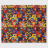 Geometrische Abstracte geschenken voor grafisch on Cadeaupapier (Vlak)