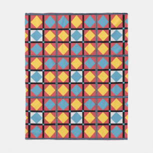 Geometrische Abstracte Gezellige Huisstijl Kunst Fleece Deken