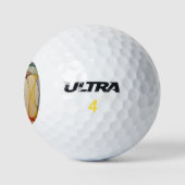 Geometrische Abstracte golfbal Golfballen (Logo)
