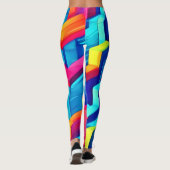 geometrische Abstracte harmonie Leggings (Achterkant)