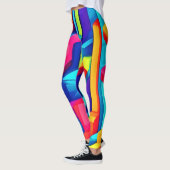 geometrische Abstracte harmonie Leggings (Links)