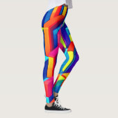 geometrische Abstracte harmonie Leggings (Rechts)