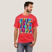 geometrische Abstracte harmonie T-shirt (Voorkant volledig)