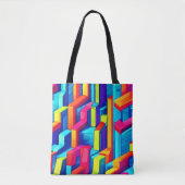 geometrische Abstracte harmonie Tote Bag (Voorkant)