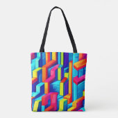 geometrische Abstracte harmonie Tote Bag (Achterkant)