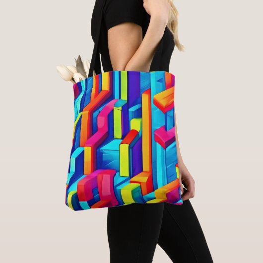 geometrische Abstracte harmonie Tote Bag (Dichtbij)