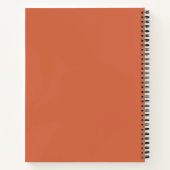 Geometrische abstracte hedendaagse kleurrijke spir notitieboek (Achterkant)